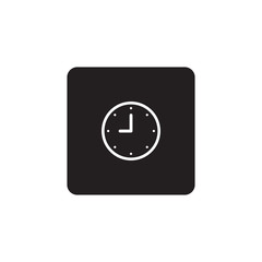 Clock icon symbol vector