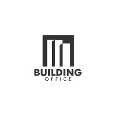 building logo template design vector, creative idea concept