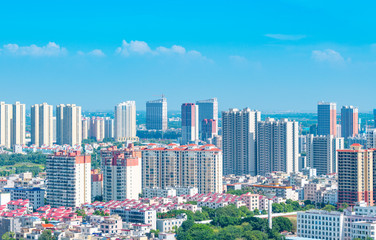 Obraz premium Real estate scenery in the center of Guangxi Andsea