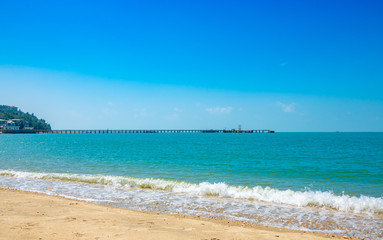 Coastal scenery in guantouling national forest park, beihai city, guangxi, China