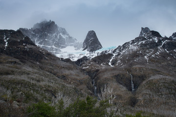Paine Grande Refugio Campsite in Torres del Paine National Park, Chile