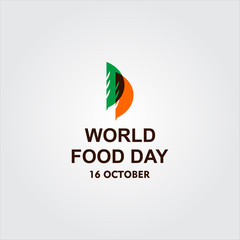 Fototapeta na wymiar World Food Day Celebration Vector Template Design Illustration