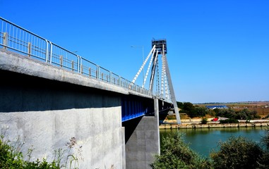 the bridge over the Danube canal - the black sea of Agigea