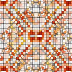 colored bright abstract geometric background of colored pixels