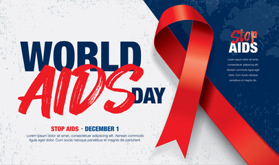 December 1st,  World AIDS Day poster design