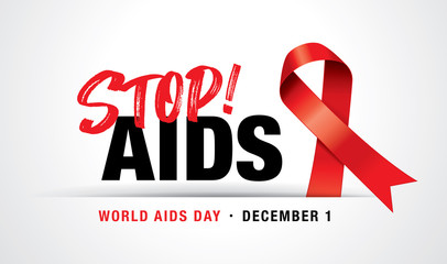 December 1st,  World AIDS Day poster design