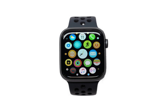 BANGKOK,THAILAND-NOVEMBER 11: View of Apple Watch 4 Nike Edition which just Launched this Month on November 11,2018