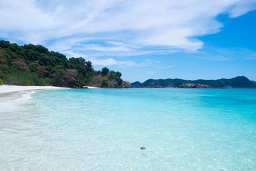 Beautiful Andaman ocean in Myanmar with nice sky