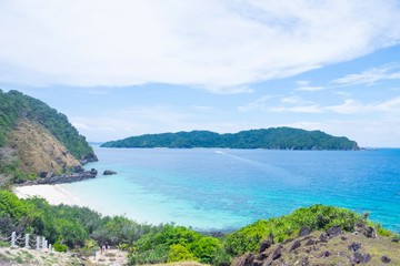 Andaman sea under nice sky in summer season