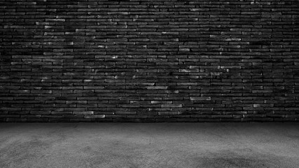 Cement floor background on studio room and spot light.Between darkness