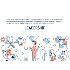 Leadership vector concept