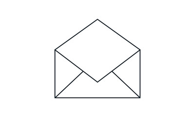 Email, empty, mail icon vector illustration.