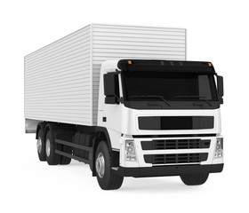 Delivery Truck Isolated