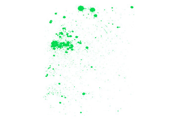 Abstract background with green isolated drops