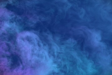 Beautiful 3D illustration of heavy mystical smoke clouds texture or background