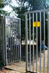 Vorsicht freilaufender Hund!