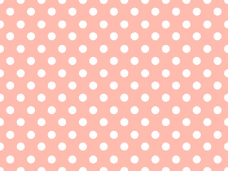 White polka dot background pattern