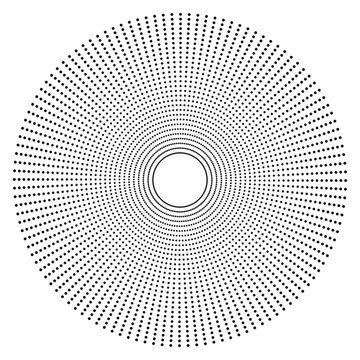 black and white circle halftone pattern backround