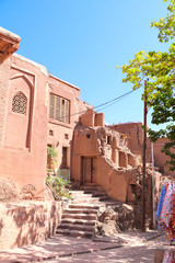 Houses in mountain Abyaneh village, Iran