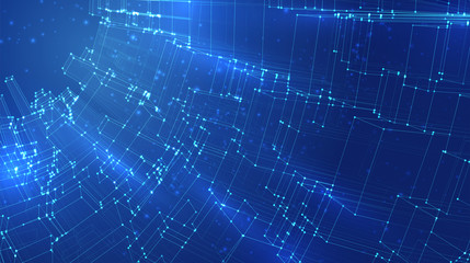 vector geometric background. abstract square shapes and bends