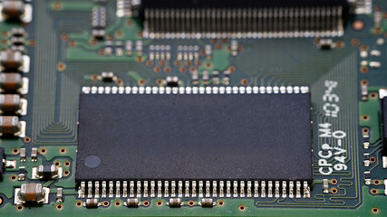 Printed circuit processor in detail.
