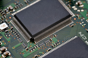 Printed circuit processor in detail.