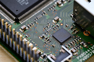 Printed circuit processor in detail.