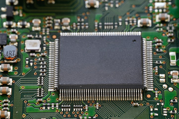 Printed circuit processor in detail.