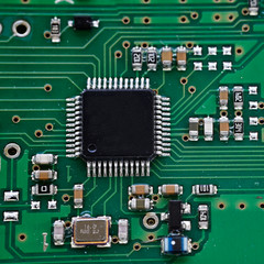 Printed circuit processor in detail.