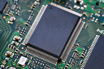 Printed circuit processor in detail.