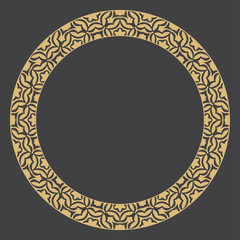 Gold decorative frame.