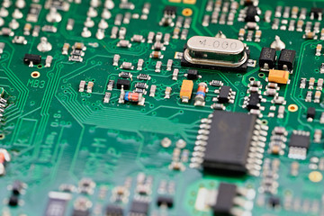 Printed circuit processor in detail.