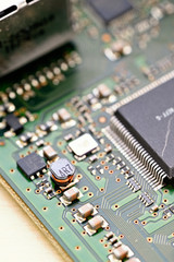 Printed circuit processor in detail.