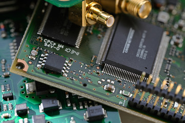 Printed circuit processor in detail.