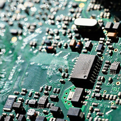 Printed circuit processor in detail.
