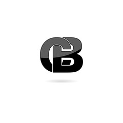 Initial letter logo CB, Letter logo CB company name