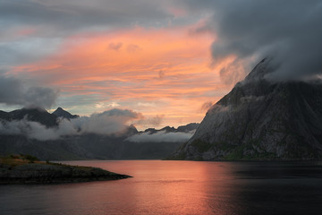 Fototapeta na wymiar Sakrisoy I Lofoten, Norway