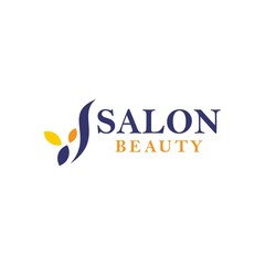 salon logo template, tower design vector creative concept idea