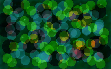 Abstract background with Bokeh color