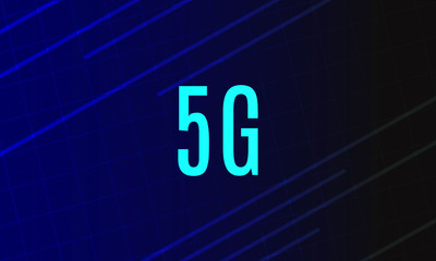 5G Neon Background