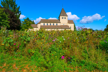 St. Georg Church on Reichenau Island has been standing here for over 1000 years. There are no...