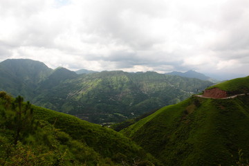Naklejka premium Monsoon in the Himalayas