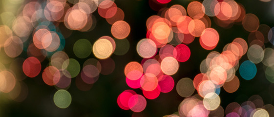 Background bokeh panoramic image