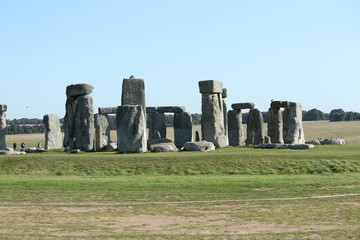 Stonehenge, Neolithic ancient standing stone circle monument, UNESCO World Heritage Site,...
