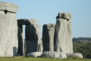 Stonehenge, Neolithic ancient standing stone circle monument, UNESCO World Heritage Site,...