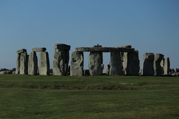 Stonehenge, Neolithic ancient standing stone circle monument, UNESCO World Heritage Site,...