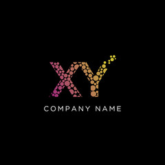 XY letter Logo Designs,X Initial name logo template