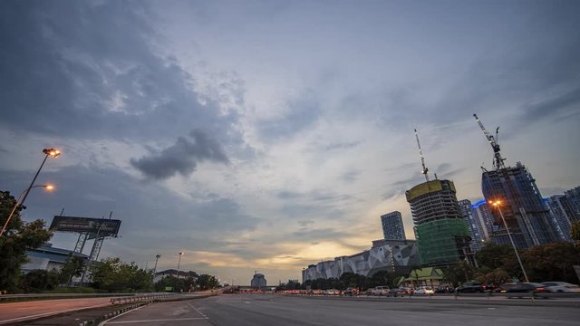 malaysia traffic timelapse