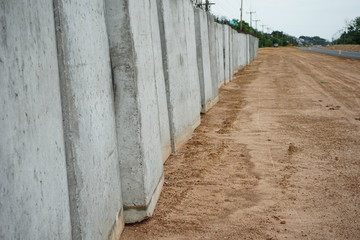 Drain on the side of the road