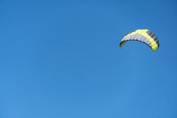 Amazing kite flying in the blue sky